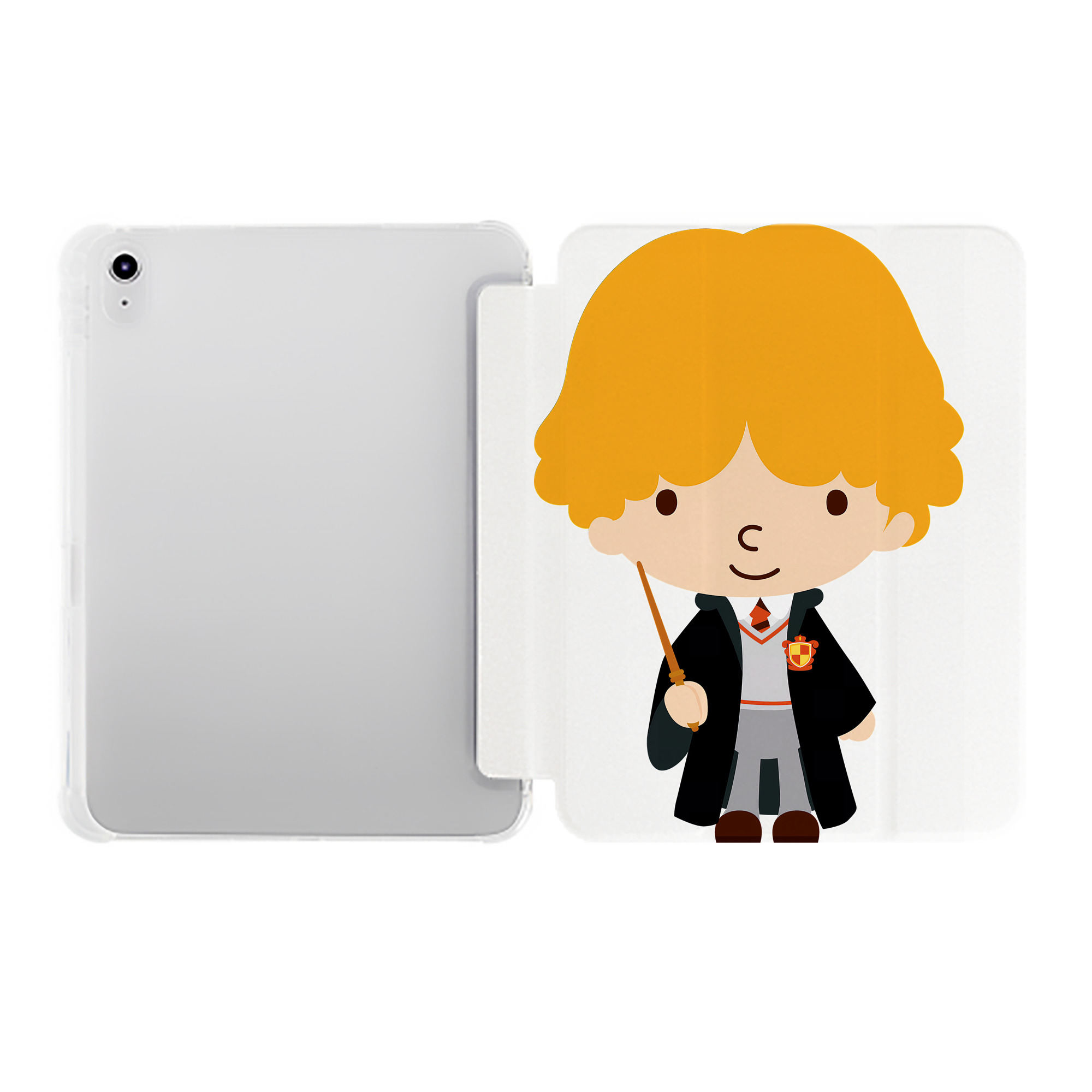 （画像用） Harry Potter ハリー・ポッターシリーズ IPad ケース ペン収納付き 三つ折りスタンド PUレザー×シリコン 対応機種9.5/10.5/10.9インチ